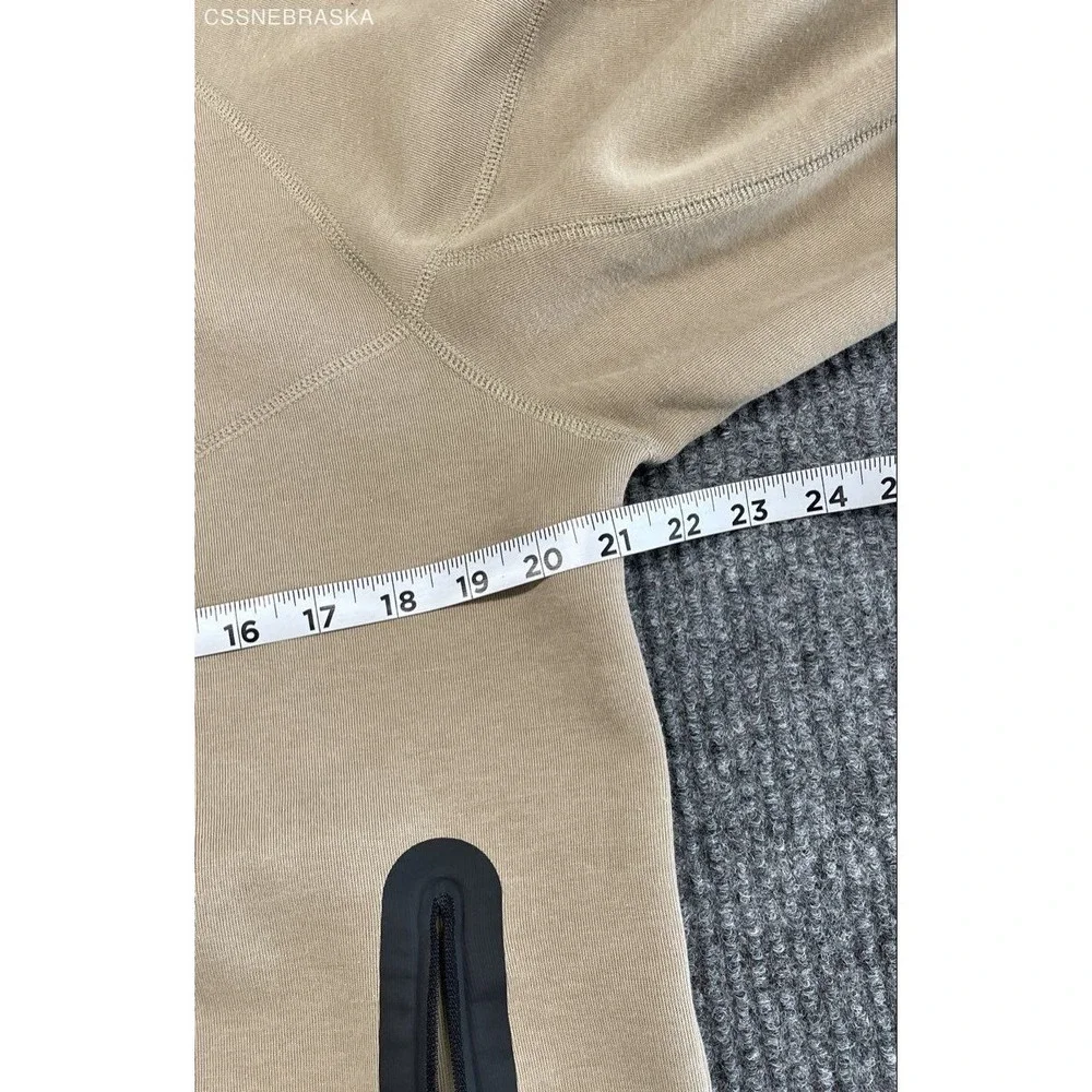 Nike Men's Tech Fleece Windrunner Full Zip Hoodie Tan FB7921-247 Sz M